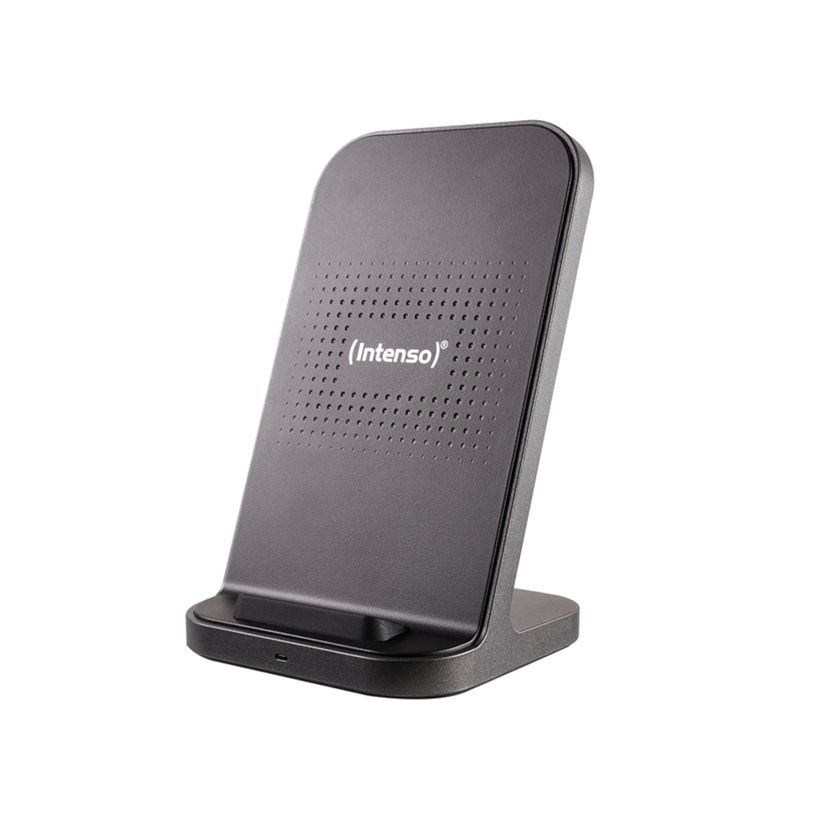 Intenso Wireless Charger BSA2 - Induktive Ladestation mit Standfuß , USB-C-Anschluss, Output: 15 W (mit Power Delivery 30 W) von Intenso