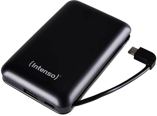 Intenso XC10000 Powerbank 10000 mAh LiPo USB-A, USB-C® Schwarz Statusanzeige von Intenso