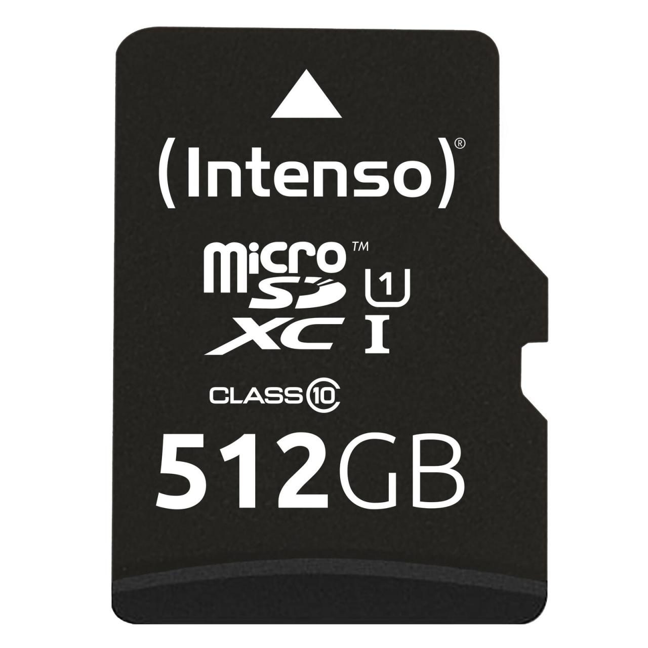 Intenso microSD Premium 512 GB Speicherkarte von Intenso