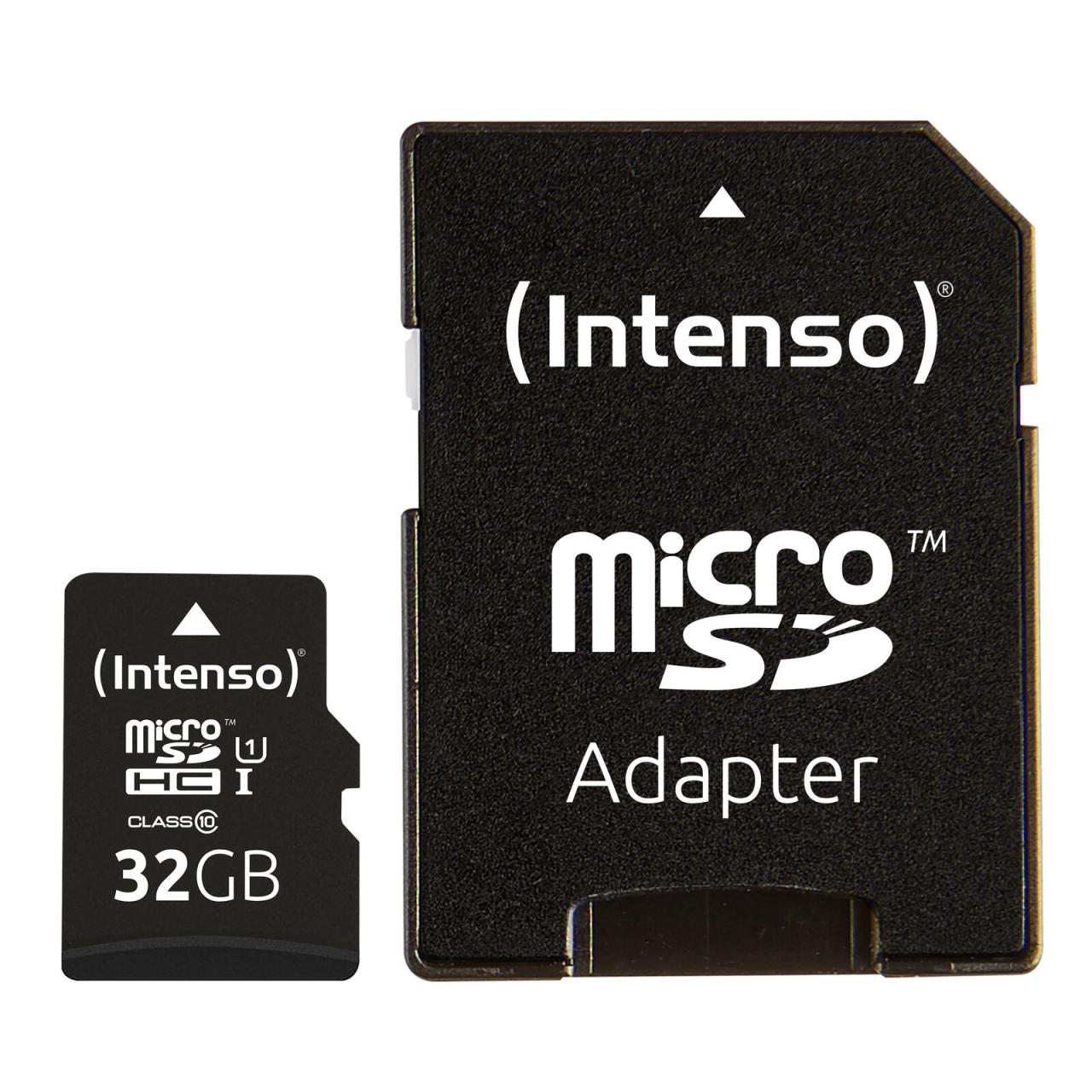 Intenso Speicherkarte microSDXC-Card PREMIUM 32GB Intenso Speicherkarte microSDXC-Card PREMIUM 32GB von Intenso
