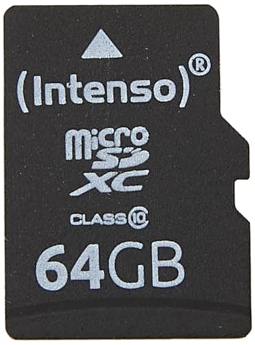 Intenso microSDXC 64GB Class 10 Speicherkarte inkl. SD-Adapter, schwarz Intenso microSDXC 64GB Class 10 Speicherkarte inkl. SD-Adapter, schwarz von Intenso
