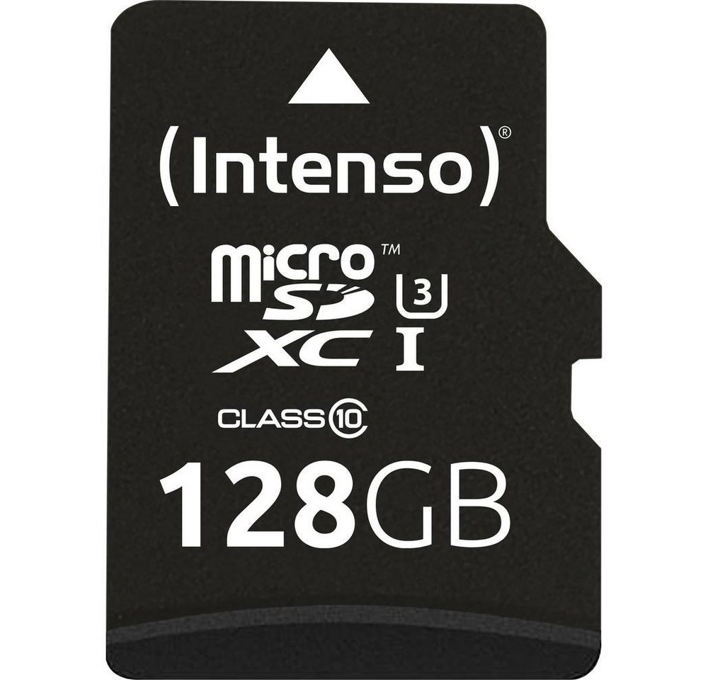 Intenso microSDXC-Karte 128GB UHS-I Speicherkarte (inkl. SD-Adapter) von Intenso