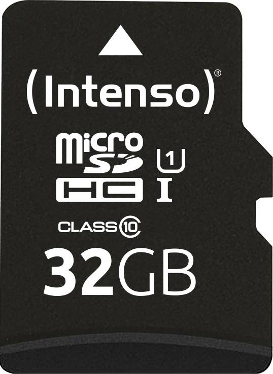 SD MicroSD Card 32GB Intenso SD-HC UHS-I inkl. SD- Adapter retail SD MicroSD Card 32GB Intenso SD-HC UHS-I inkl. SD- Adapter retail von Intenso