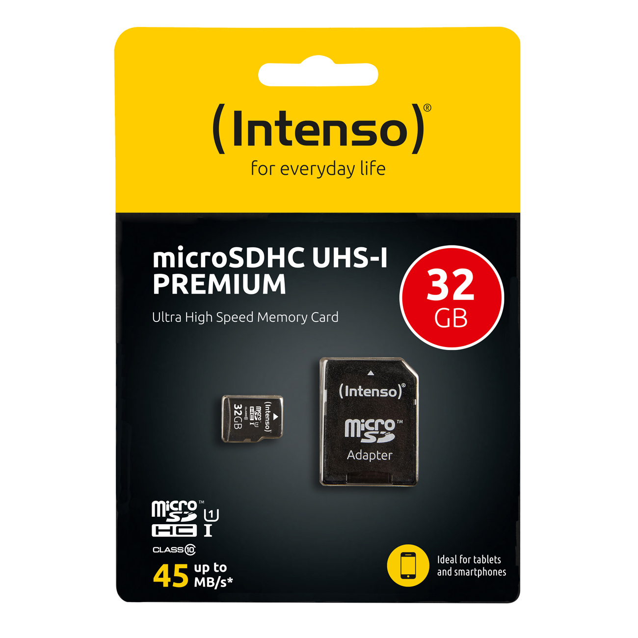 SD MicroSD Card 32GB Intenso SD-HC UHS-I retail SD MicroSD Card 32GB Intenso SD-HC UHS-I retail von Intenso