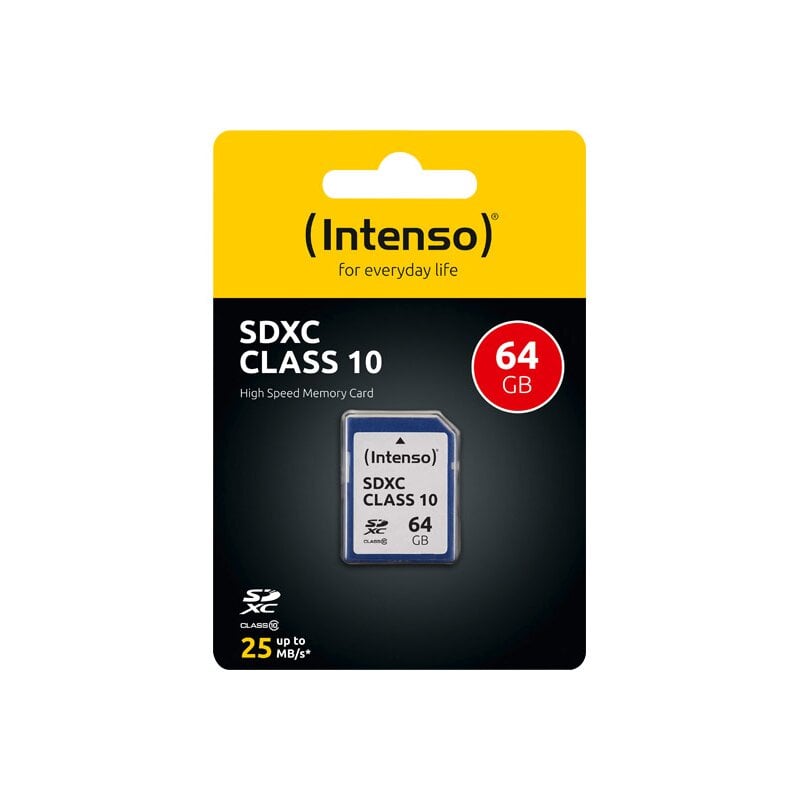 SDXC-Card 64GB, Class 10 SDXC-Card 64GB, Class 10 von Intenso