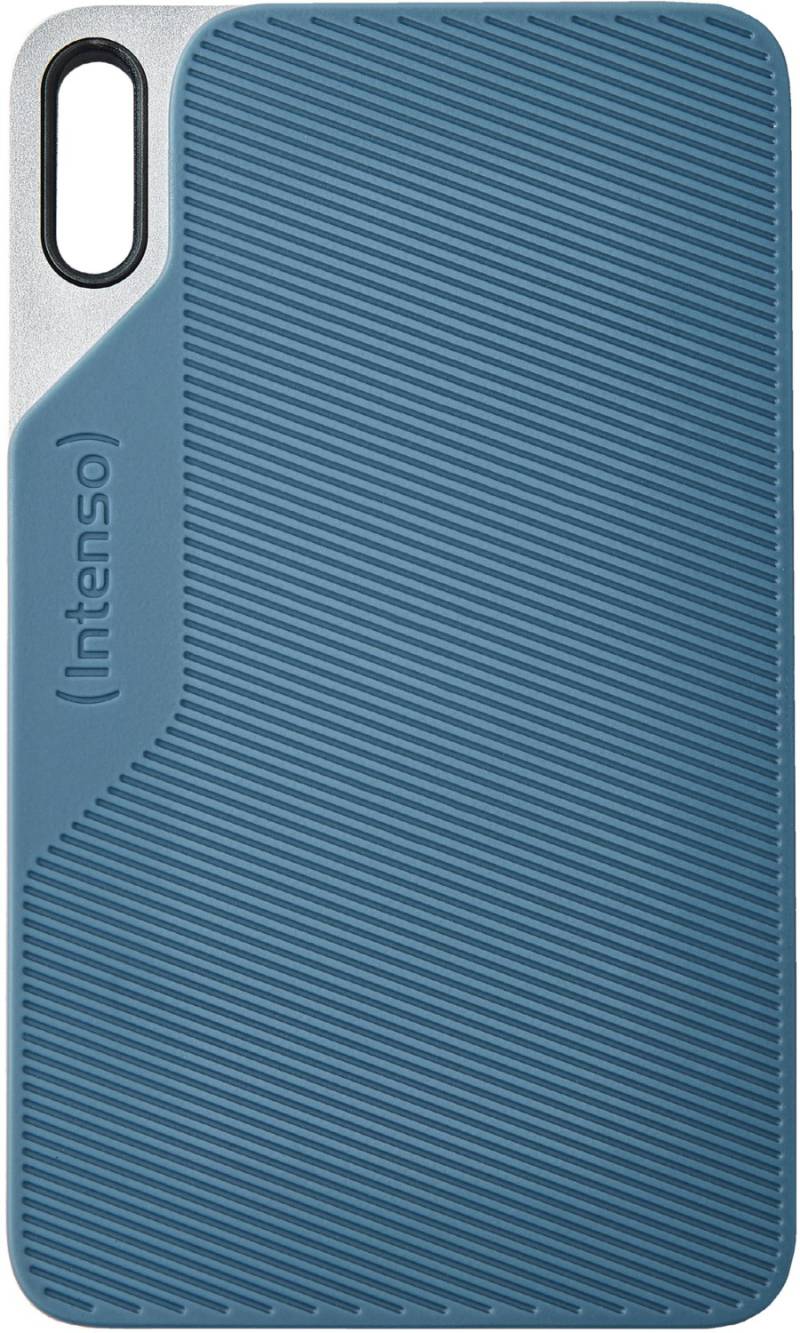 TX100 USB 3.2 Gen 1 (500GB) Externe SSD grau-blau von Intenso