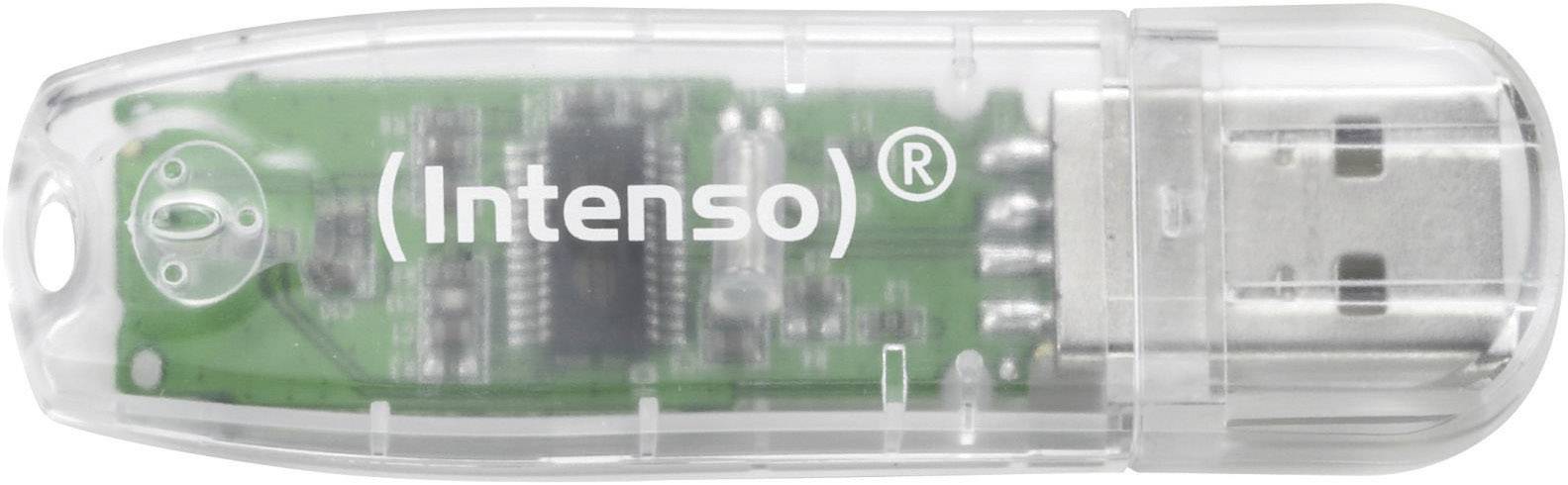 Intenso USB-Stick 32GB 2.0 Rainbow line transparent Intenso USB-Stick 32GB 2.0 Rainbow line transparent von Intenso