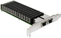 INTER-TECH ST-7214 2x RJ45 100M/1G/10G PCIe x8v2.1 (77773009) von Inter-Tech