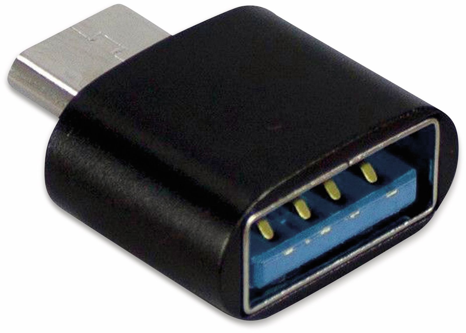 INTER-TECH USB2.0-Adapter USB-A Buchse auf USB-C Stecker von Inter-Tech