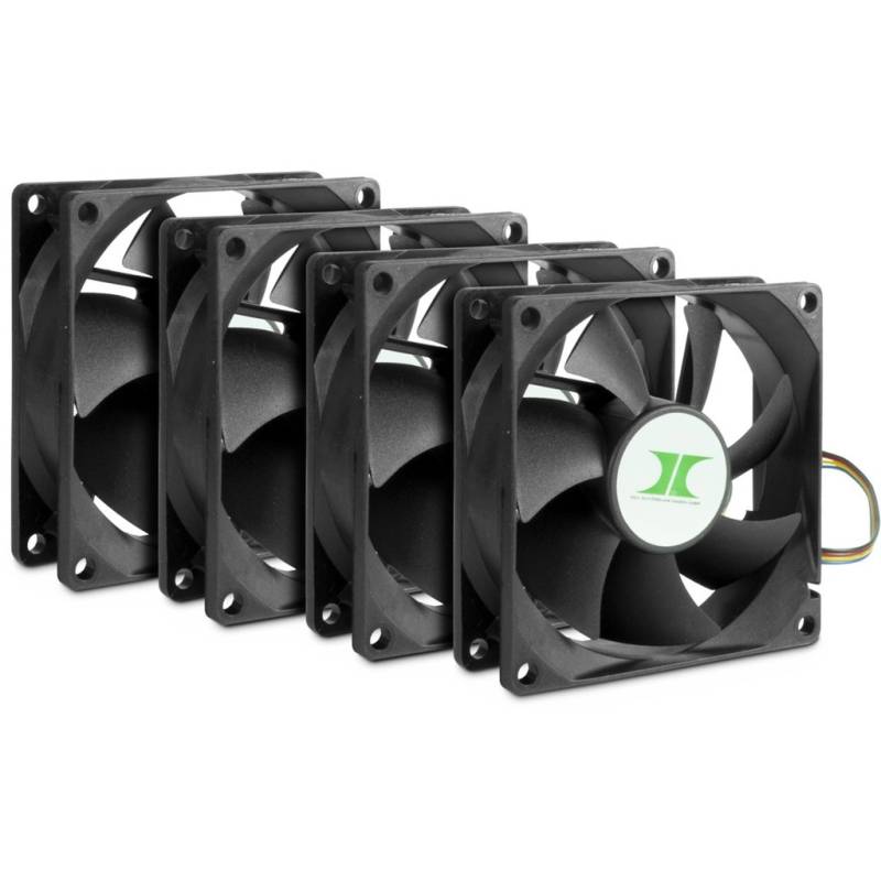 IPC Fan Set 80mm, Gehäuselüfter von Inter-Tech