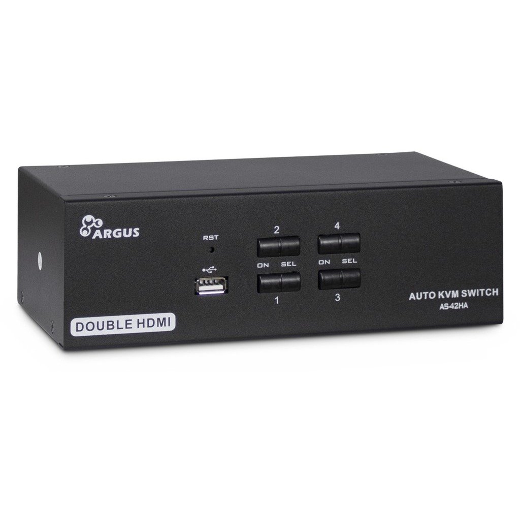 IPC KVM Switch AS-42HA HDMI, KVM-Switch von Inter-Tech