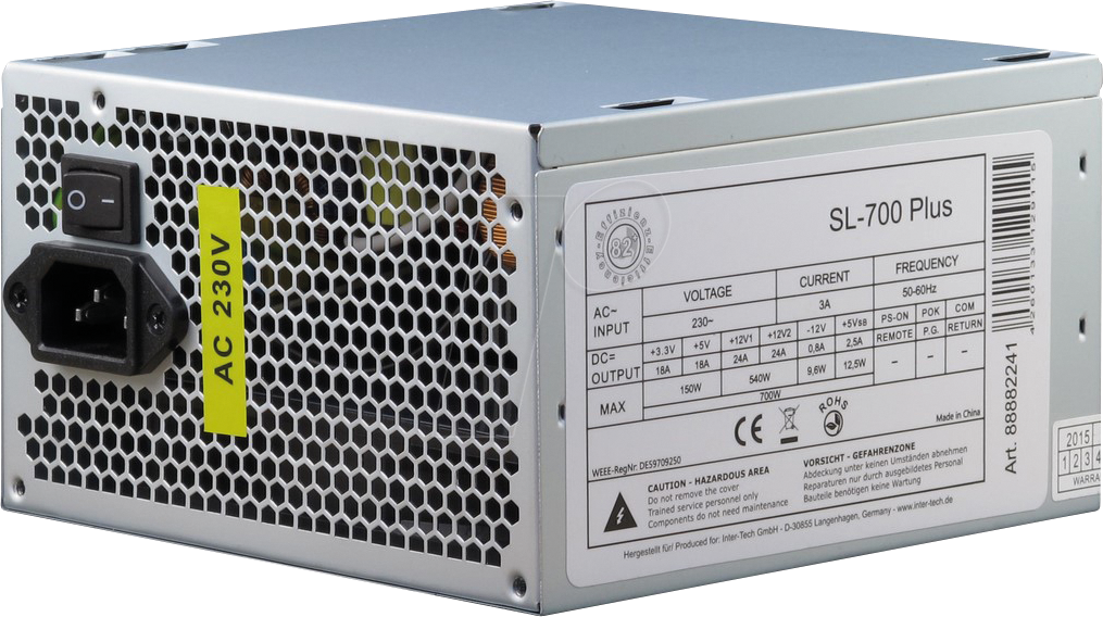 IT88882141 - Inter-Tech SL-700 PLUS, 700 W IT88882141 - Inter-Tech SL-700 PLUS, 700 W von Inter-Tech