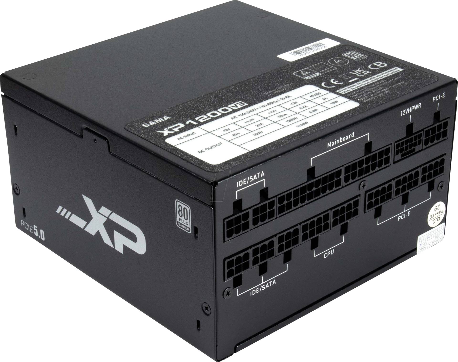 IT88882233 - Inter-Tech SAMA XPH-1200A, 1200 W, ATX 3.0 IT88882233 - Inter-Tech SAMA XPH-1200A, 1200 W, ATX 3.0 von Inter-Tech