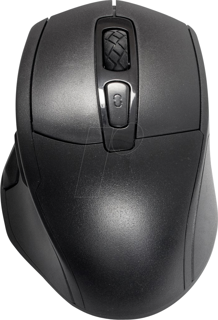 IT88884109 - Maus (Mouse), Funk, schwarz von Inter-Tech