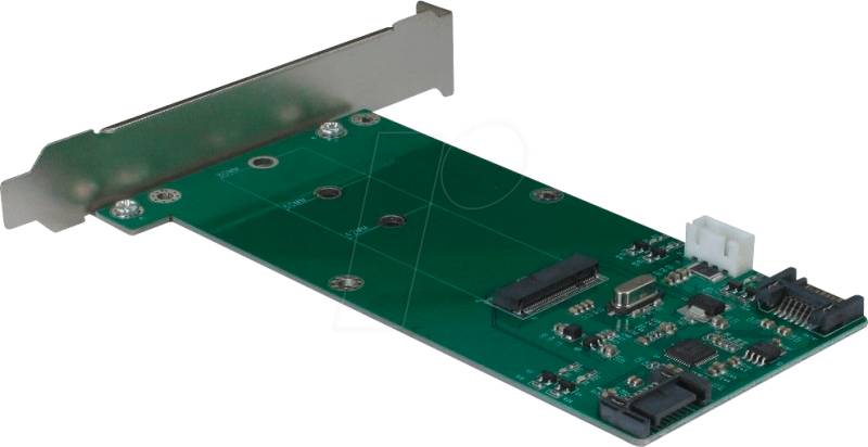 IT88885379 - Trägerkarte für M2 SATA Festplatte/SSD + Eingang von Inter-Tech