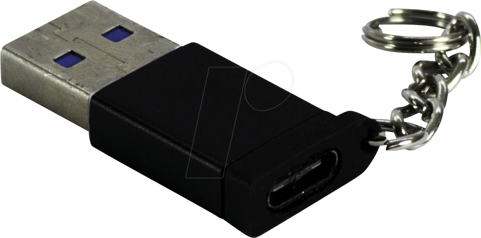 IT88885460 - USB 3.0 Adapter, A-Stecker > C-Buchse, Anhänger von Inter-Tech
