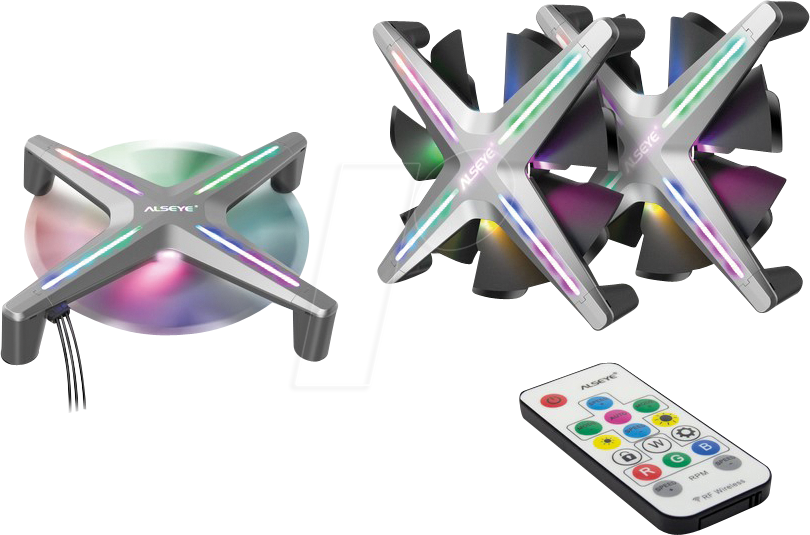 IT88885495 - Inter-Tech ALSEYE X12 Kit, grau, 3x 120 mm IT88885495 - Inter-Tech ALSEYE X12 Kit, grau, 3x 120 mm von Inter-Tech
