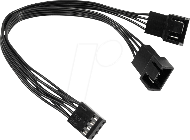 IT88885521 - Kabel 4-Pin-PWM-Stecker > 2x 4-Pin-PWM-Buchse, 15 cm von Inter-Tech