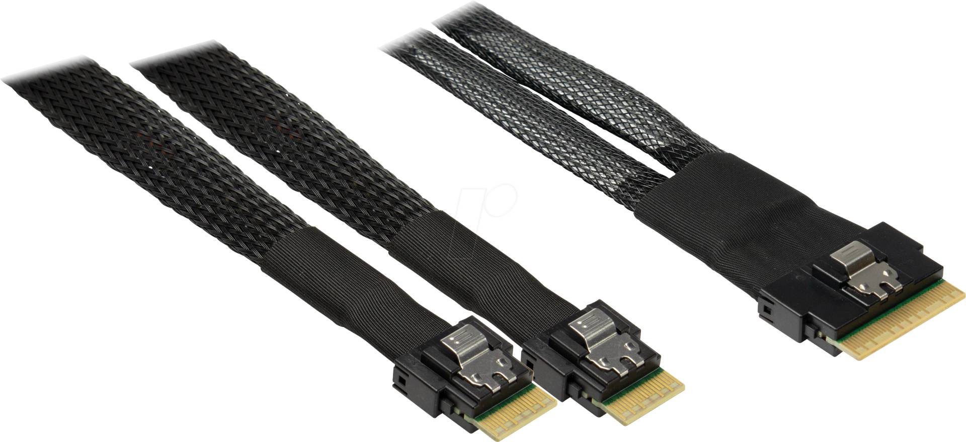 IT88885662 - SlimSAS SFF-8654 8i > 2x MiniSAS SFF-8654 4i, 0,7 m IT88885662 - SlimSAS SFF-8654 8i > 2x MiniSAS SFF-8654 4i, 0,7 m von Inter-Tech