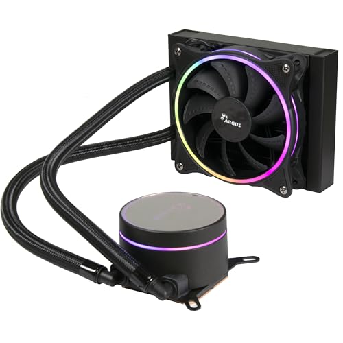 Inter-Tech 120mm AIO Wasserkühlung mit ARGB Beleuchtung des Lüfters und der Pumpe. Inter-Tech 120mm AIO Wasserkühlung mit ARGB Beleuchtung des Lüfters und der Pumpe. von Inter-Tech