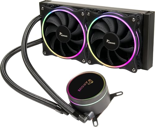 Inter-Tech 240mm AIO Wasserkühlung mit ARGB Beleuchtung des Lüfters und der Pumpe Inter-Tech 240mm AIO Wasserkühlung mit ARGB Beleuchtung des Lüfters und der Pumpe von Inter-Tech