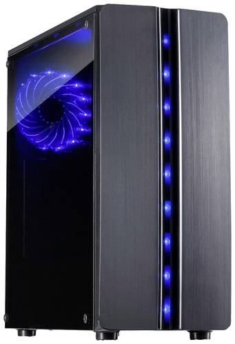 Inter-Tech 88881309 Mini-Tower PC-Gehäuse Schwarz von Inter-Tech