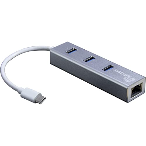 Inter-Tech Argus IT-410-S Adapter USB-Typ C - GbitLAN inkl. 3X USB 3.0 Hub von Inter-Tech