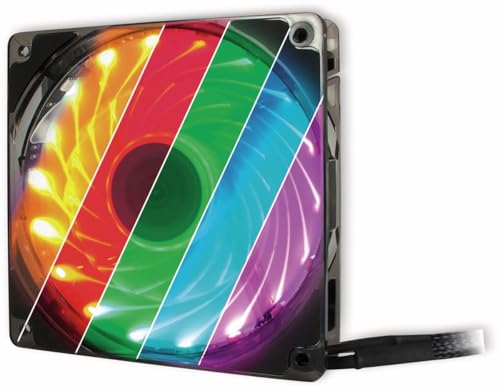 Inter-Tech Argus L-12025 Aura RGB Gehäuselüfter, schwarz/transparent von Inter-Tech