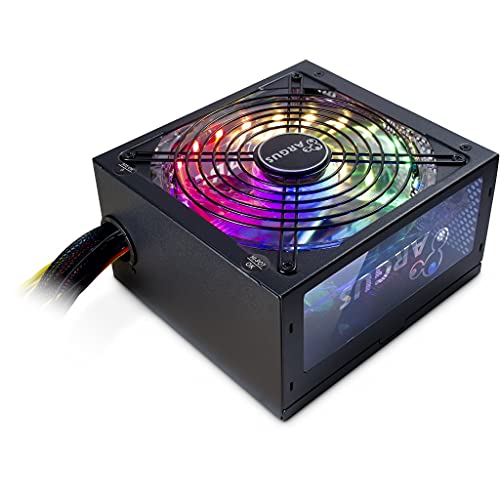 Inter-Tech Argus RGB-600W II Netzteil (20 4 Pin, ATX, ATX, Schwarz von Inter-Tech