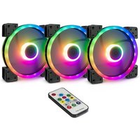 Inter-Tech Argus RGB-Fan Set RS14 mit Fernbedienung, 3x 140mm Lüfter Inter-Tech Argus RGB-Fan Set RS14 mit Fernbedienung, 3x 140mm Lüfter von Inter-Tech
