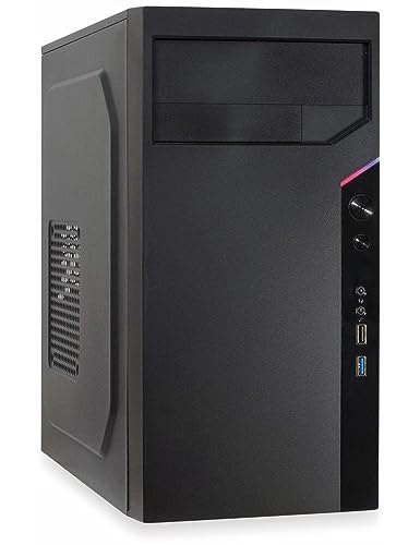 Inter-Tech Gehäuse IT-6505 Reto,Micro-ATX,2 USB-Frontanschluß schwarz von Inter-Tech