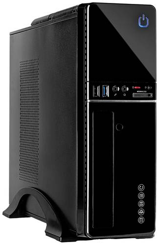 Inter-Tech IT-607 Desktop PC-Gehäuse Schwarz von Inter-Tech