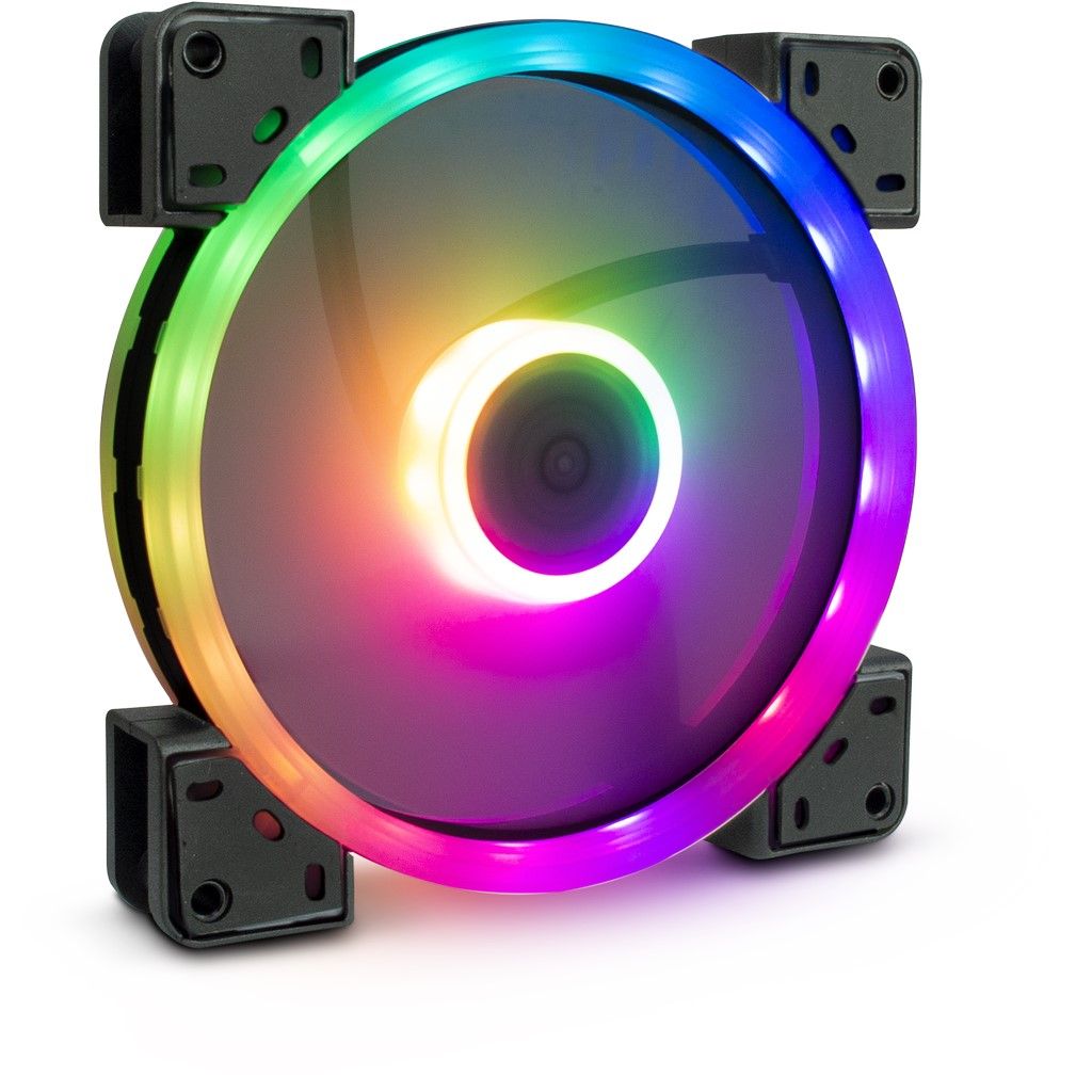 Inter-Tech Lüfter 140*140*25 ARGUS RGB-FAN SET RS-14 retail von Inter Tech