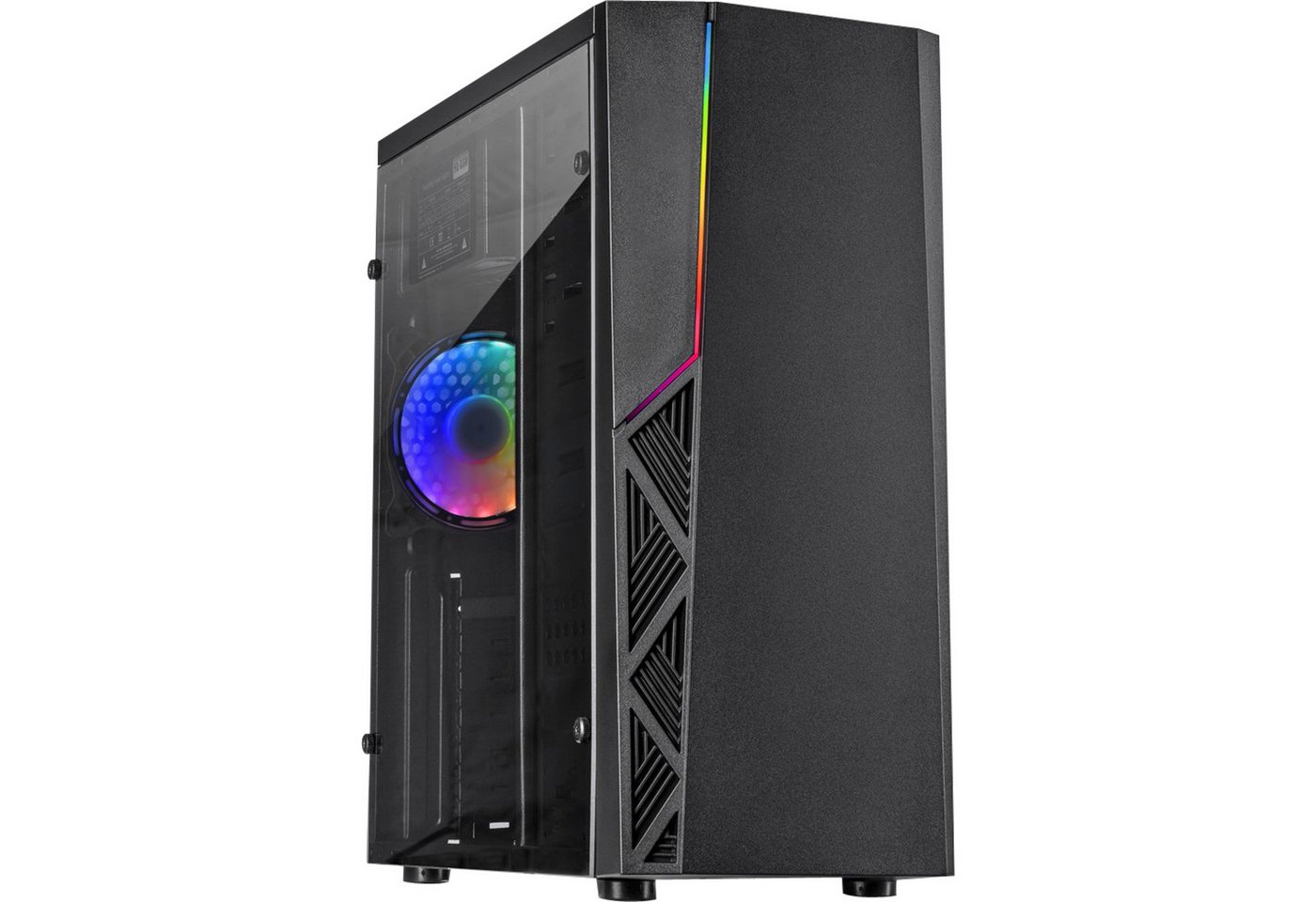 Inter-Tech PC-Gehäuse Inter-Tech B-02 RGB, Tower-Gehäuse von Inter-Tech