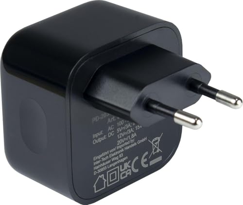 Inter-Tech PD-Charger USB C,PSU PD-2036, PD 36W, schwarz von Inter-Tech