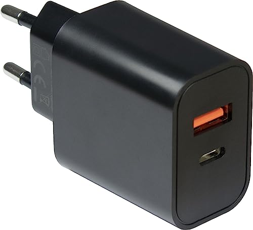 Inter-Tech PD-Charger USB C,PSU PD-2120, PD+QC 20W schwarz von Inter-Tech