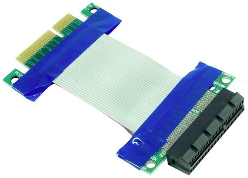 Inter-Tech Riser Card Extender 5cm PCIe x4 Riser-Kabel [1x PCIe - 1x PCIe] von Inter-Tech