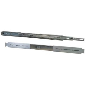 InterTech Teleskopschienensatz 55-65 cm 88887129 1HE Silber (88887129) von Inter-Tech
