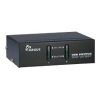 KVM Switch Inter-Tech KVM-AS-21UA Metall (88887168) von Inter-Tech