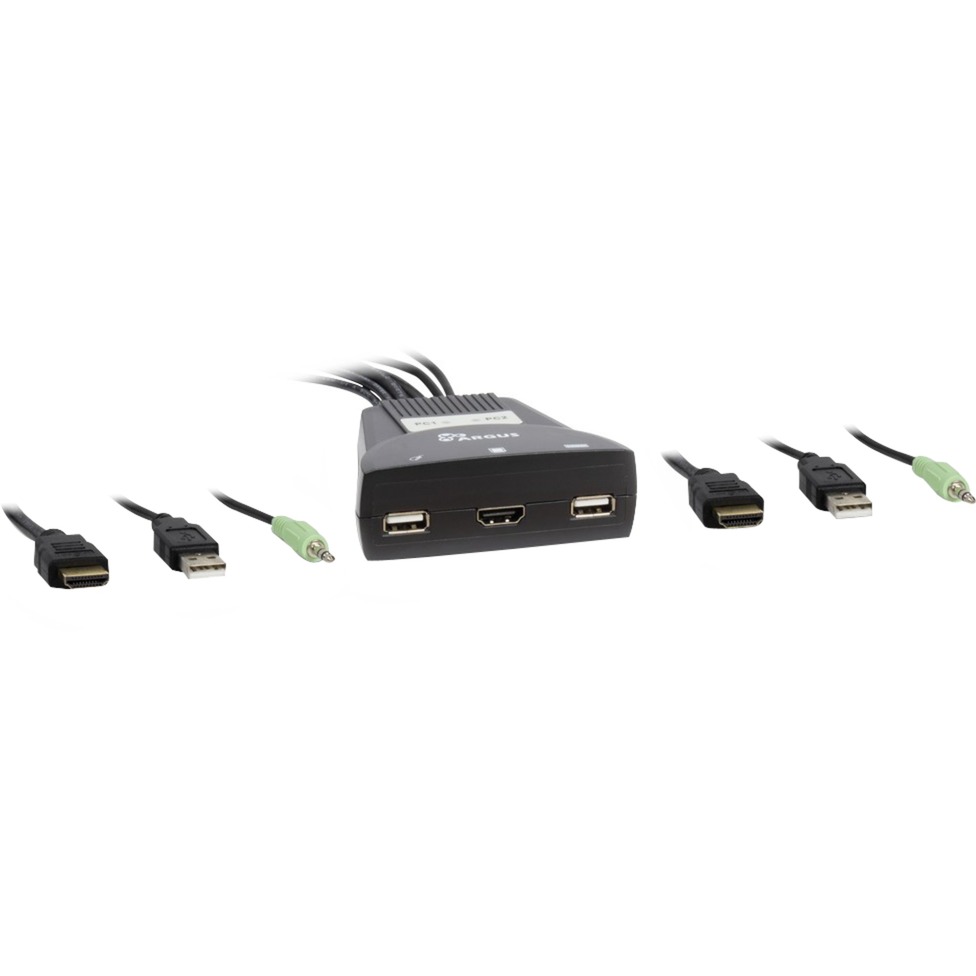KVM Switch LS-21HA HDMI, LAN-Adapter von Inter-Tech