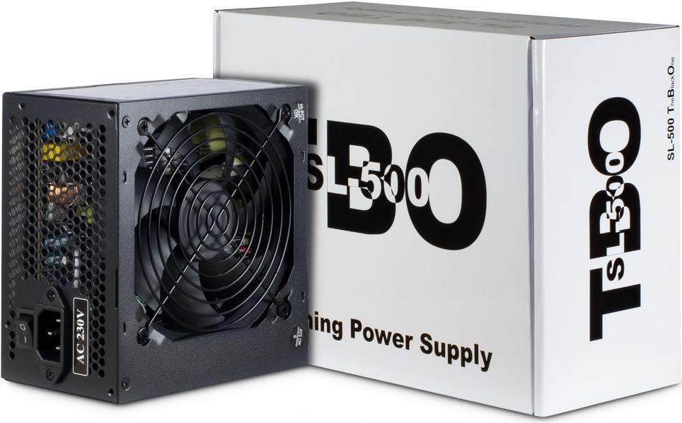 SL-500W TBO ATX Netzteil 120mm Luefter passiv PFC 3xSATA 1X20+4pin schwarze - PC-/Server Netzteil (88882191) von Inter-Tech