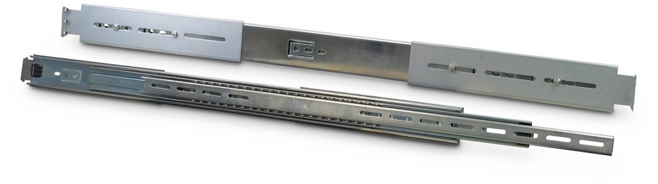 Teleskopschienensatz (48,3cm) für IPC silber von Inter-Tech