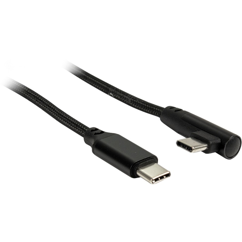 USB Kabel, USB-C Stecker > USB-C Stecker 90° von Inter-Tech