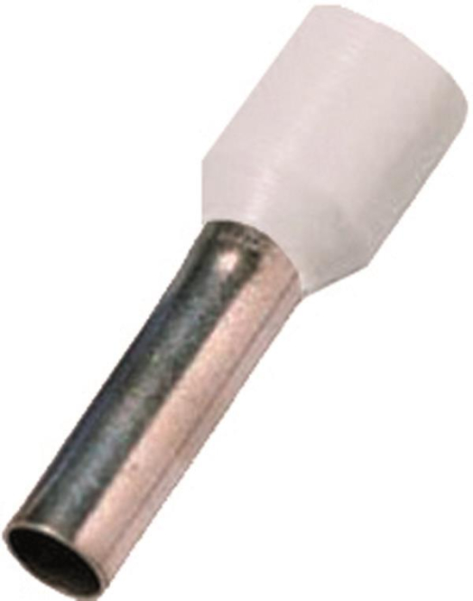 Intercable Aderendhülse ICIAE058 DIN46228T4 0,5qmm 8mm verzinnt weiß (Inhalt 100 Stück) von Intercable Tools GmbH