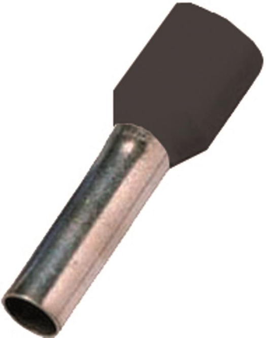 Intercable Aderendhülse ICIAE158 DIN46228T4 1,5qmm 8mm verzinntschwarz (Inhalt 100 Stück) von Intercable Tools GmbH