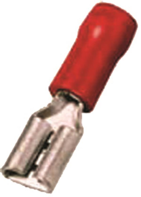Intercable Flachsteckhülse ICIQ148FH 0,5-1qmm 4,8x0,8 rot Messing (Inhalt 100 Stück) von Intercable Tools GmbH