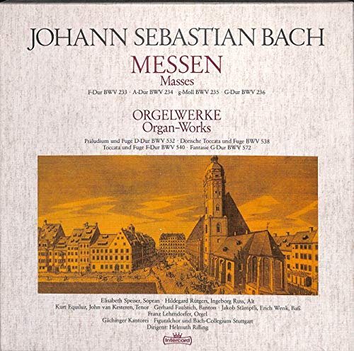 Bach: Messen; F-Dur 233, A-Dur BWV 234, g-Moll BWV 235 - INT 185.754 - Vinyl Box von Intercord