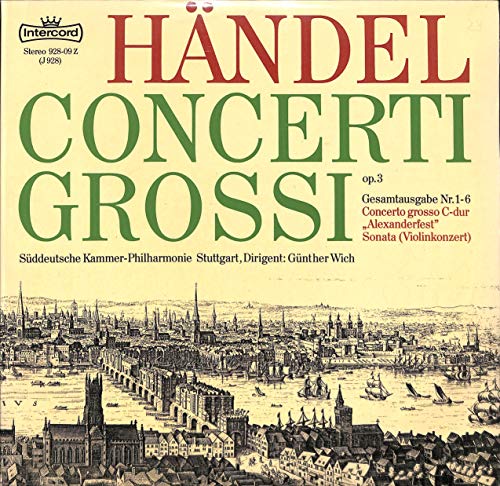 Händel: Concerti Grossi, op.3 - J928 - Vinyl LP von Intercord