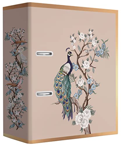 Interdruk DIN A4 75 mm Breit - Metallic Hochwertiges Design - Satin Gold Orient von Interdruk