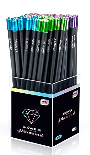 Interdruk - HB-Bleistifte aus Holz – Diamant-Pastell – 88 Stück von Interdruk